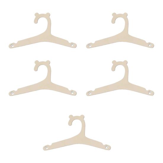 Wooden Clothes Hanger for Baby Clothes Cute Bear Ears Hanger Rack Toddlers Children Infant Hangers for Closet Coat Pants Clothing Storage