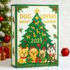 2D Plane+airplane Box +24PC+ Dog Lovers Christmas Countdown  Box Calendar