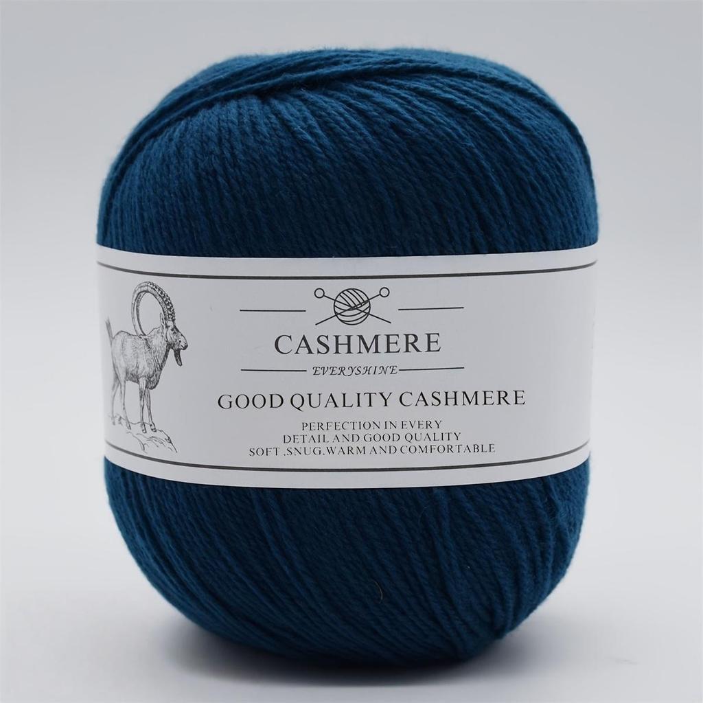 Premium Cashmere Yarn for Knitting & Crocheting – 50g/1.76oz, 320m/350yd, Ultra-Soft Fine-Gauge Handmade Wool (1.5-2.5mm Needles) Sweaters DIY Crafts