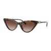 MICHAEL KORS Temple letter logo shape cat eye sunglasses men's brown