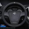 For MG ZS E-HS EV MG3 MG5 MG6 Trophy MG7 EZS 3SW Cyberster Carbon fiber Leather Anti-slip Car Steering Wheel Cover Accessories WW31
