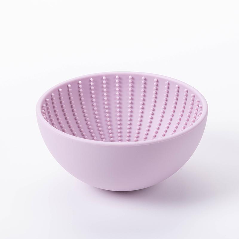 

Pet slow food bowl Round tumbler slow food bowl Dog food utensils Large capacity anti-choking and no deformation фиолетовый