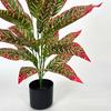 Croton Artificial Flower Plant In Pot 65