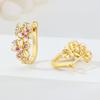Orstarry S925 Silver Earrings Exquisite Flower Cherry Blossom Butterfly Earrings For Women Birthday Gift Silver Jewelry