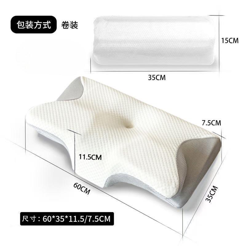 

Подушка для шеи для облегчения боли, Без запаха, Контурные подушки из пены с памятью - Ортопедические Эргономичные Подушки для сна на боку, спине, животе.