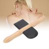 Bian Stone   Sha Tool Wooden Double Handle Stone Scraping Board for Back Legs Arms Neck Shoulder Muscle Relaxation
