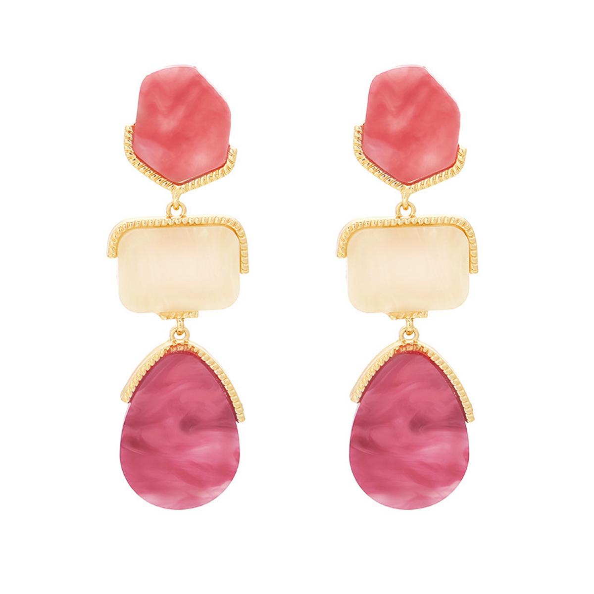 

Многослойные геометрические подвески неправильной формы, висячие серьги, ювелирные аксессуары для женщин