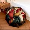 1 PC Automatic Folding Umbrella - Roosters Pattern, Portable & Foldable Design with 8 Ribs, Christmas Birthday Gifts