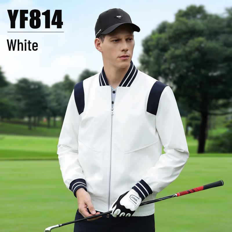 PGM Men s Autumn/Winter Windbreaker Baseball Collar Jacket - Rainproof Golf Sportswear XXL