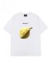 Summer Fashion Heavyweight Retro Men's Fruit 100% Cotton Printed Round Neck High Quality Leisure Fitness Street T-shirt