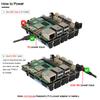 Geekworm X1202 UPS & Power Management Board with 4 cell 18650 battery holder for Raspberry Pi 5