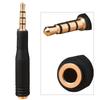 3.5mm Male to 3.5mm 3/4 Poles Female Jacks Stereo Adapter Headphone Extension Cable Adapter for Phone Laptop Computer
