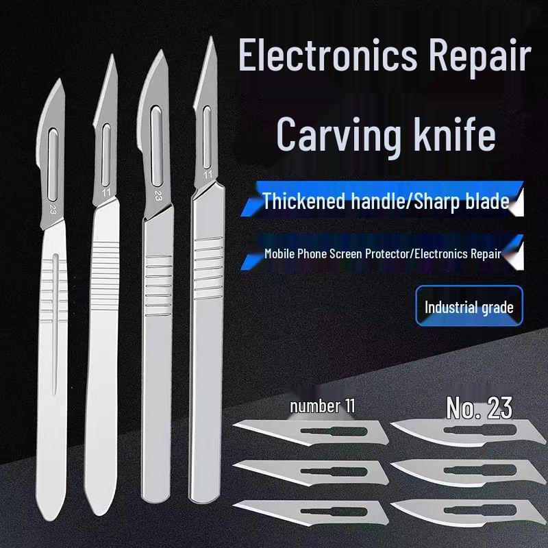 Handcrafted Carving and Art Knife with Handle - Ideal for Veterinary Practice and Industrial Use