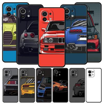 Phone Case Cover for Xiaomi Mi 17 15 14 13 12 11 Ultra 15T 14T 13T 12T 11T Pro Lite 5G Soft TPU Capas JDM Tokyo Drift Sports Car