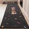 Cartoon Diatomaceous Earth Kitchen Mat: Water & Oil Absorbent, Quick-Drying, Dirt-Resistant, Non-Slip, Wear-Resistant Floor Pad.