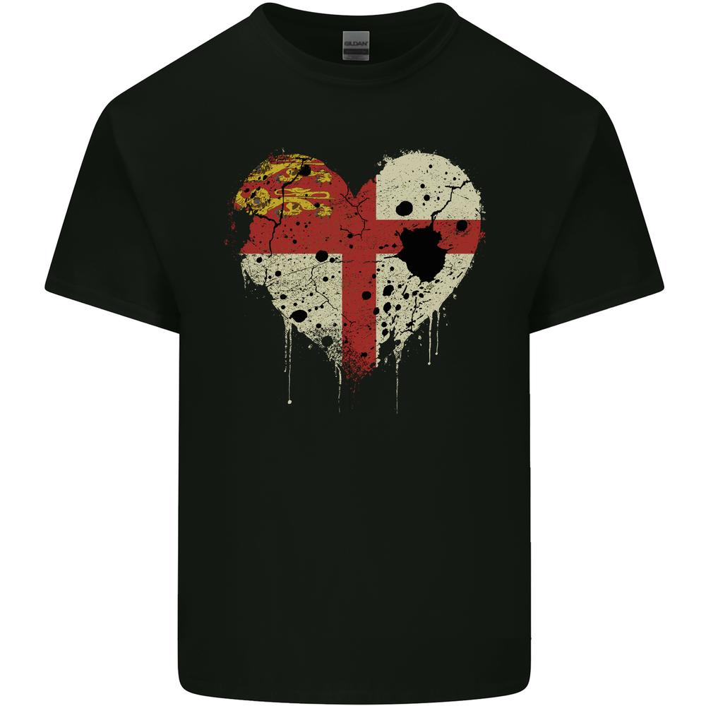 Love Flag Sark Football Kids T-shirt Boys Girls S