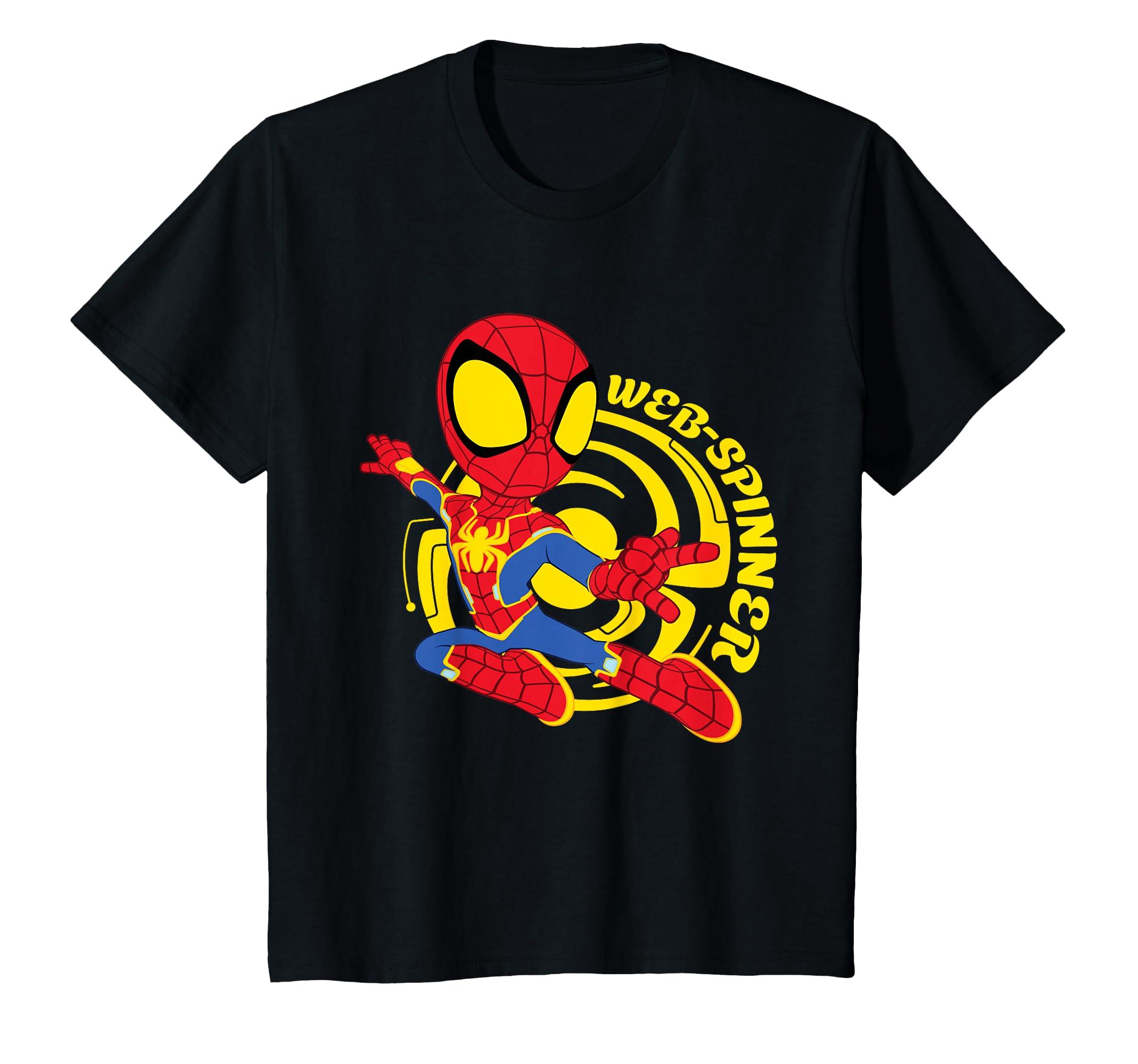 

Kids Marvel Spidey and His Amazing Friends Web-Spinners Spidey T-Shirt
