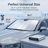 1 PC Foldable Windshield Sun Shade, Reflective Sun Protector for Front Window, Convenient to Stow Summer Accessories, Universal for Most Cars,
