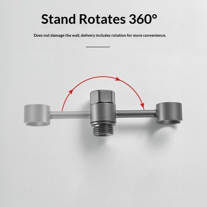 Handheld Shower Head Holder 360 Degrees Rotatable Spray Bracket Toilet Sprayer Base Support Bathroom Accessories
