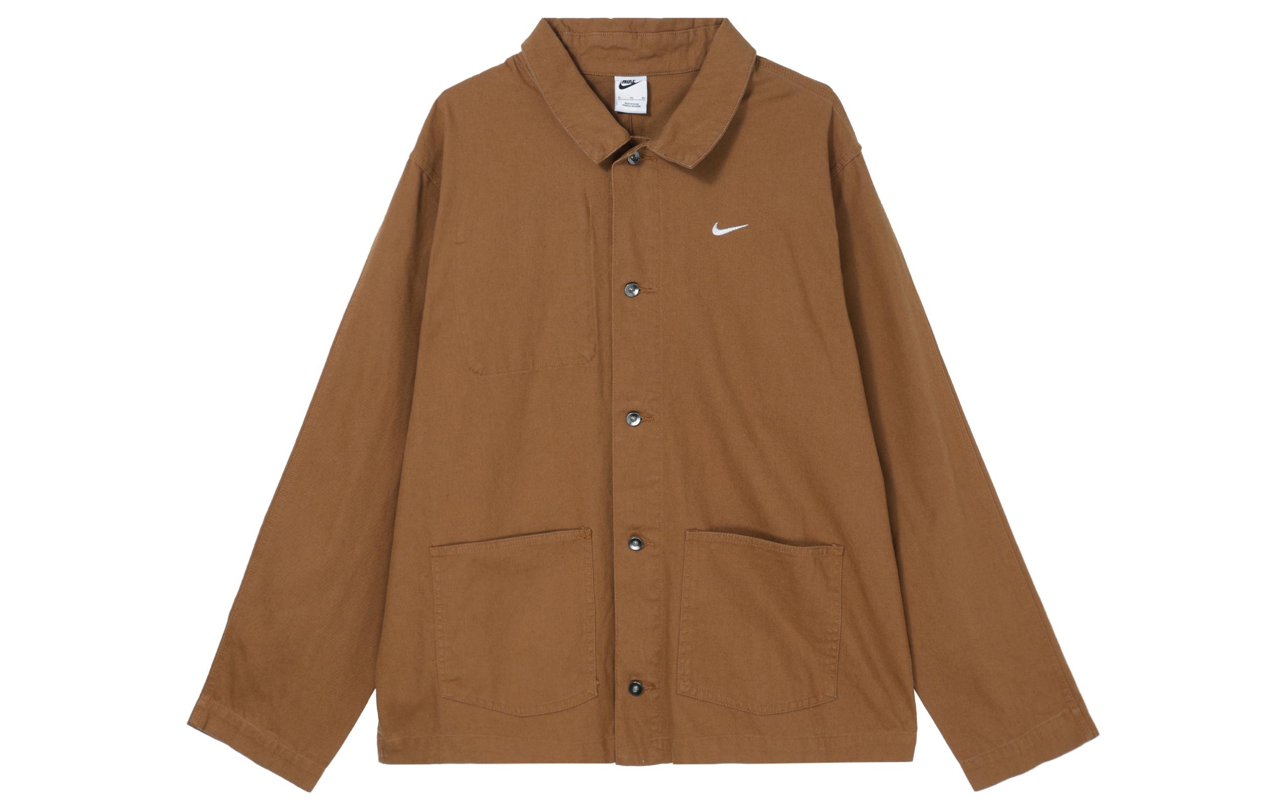 Nike Jackets Men s Malt Brown Lapel Moderate Other DQ5185-270 XL