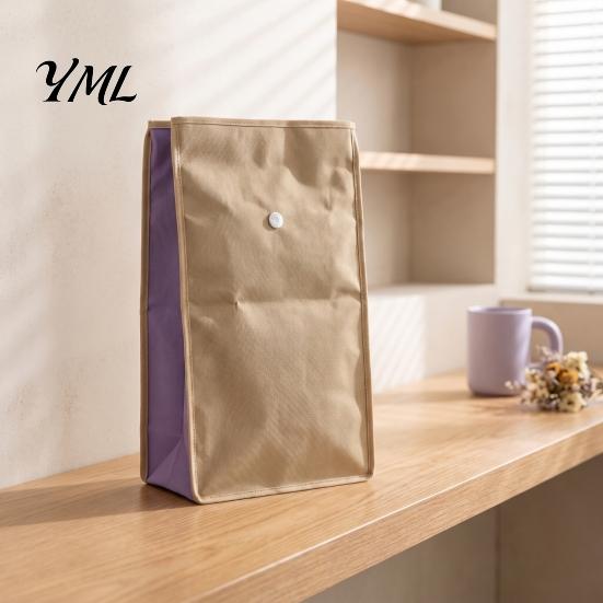 Root Vegetable Freshness Liner Reusable Self Sealing Potato Onion Storage Bags, Light Blocking Bag with Side Garlic Keeper Zipper, Non-woven