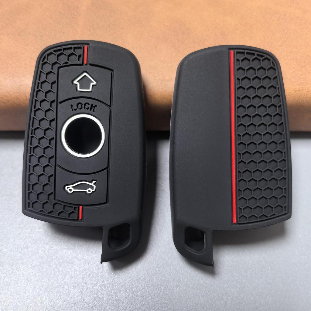 Waben-Silikon-Schlüsselabdeckung für BMW 3er/5er Serie, X1/X2/X3, 530, X6, Z4 - Anti-Drop Schutz
