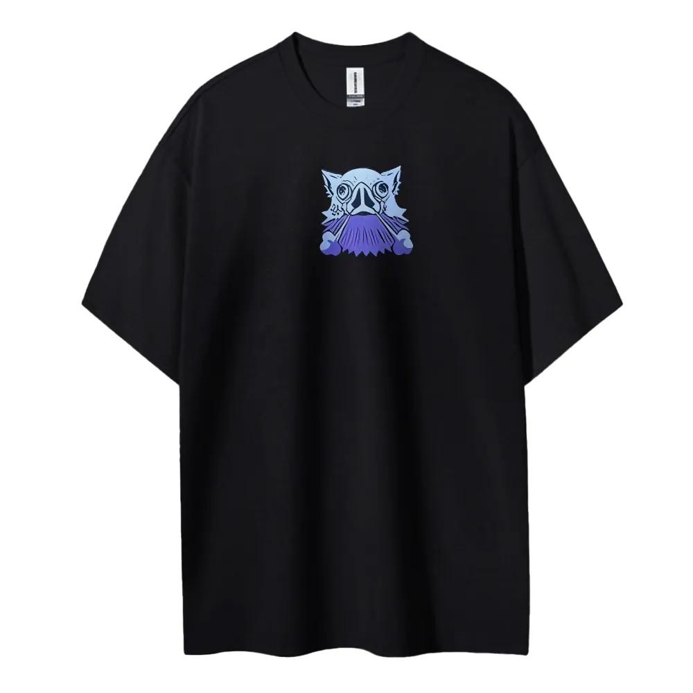 Demon Slayer Printed Short Sleeve Casual Summer Wear Mens Comfortable Clothing Mens Clothing Short Sleeve Half Sleeve Top