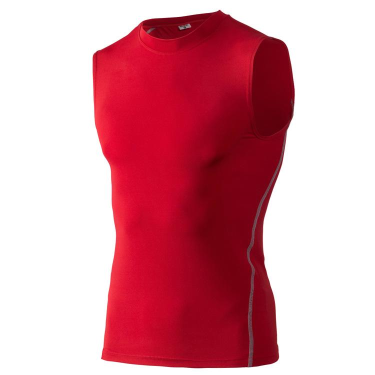 Sportsvest for menn Løping Quick Dry Bodybuilding Fitness Tanktrening Jogging Ermeløs utendørs Overdeler