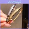 Vintage Style Geometric Copper Cuff With Zircon Stones For Ladies Fashion Accessory