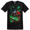 Rhinoceros Beetle T Shirt Colorful Tropical Rainforest Nature Graphic Tee Gift