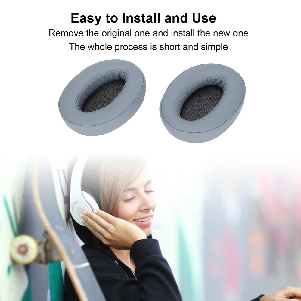 2PCS Noise Isolation Ear Cushions Cover Headphones Ear Pads for Sony WHH910N Headsets Gadget Upgrade