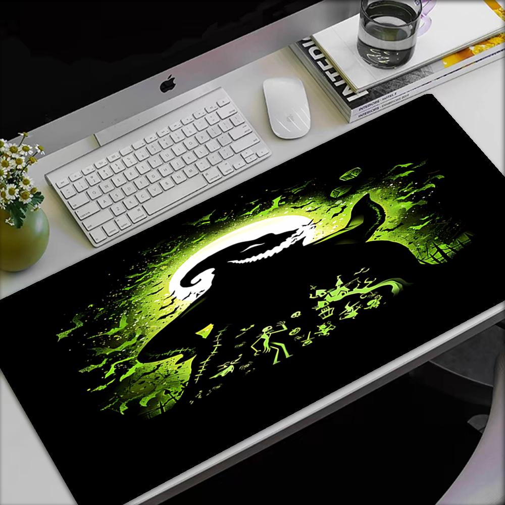 The Nightmare Before Christmas Theme Mouse Pad, Non Slip Rubber Base, Multifunctional Office & Home Decor, Perfect for Workspace Personalization.