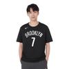 Nike X NBA Collaboration Brooklyn Nets 7 Jersey Breathable Crew Neck Short Sleeve T-Shirt Men Tops CV8505-019