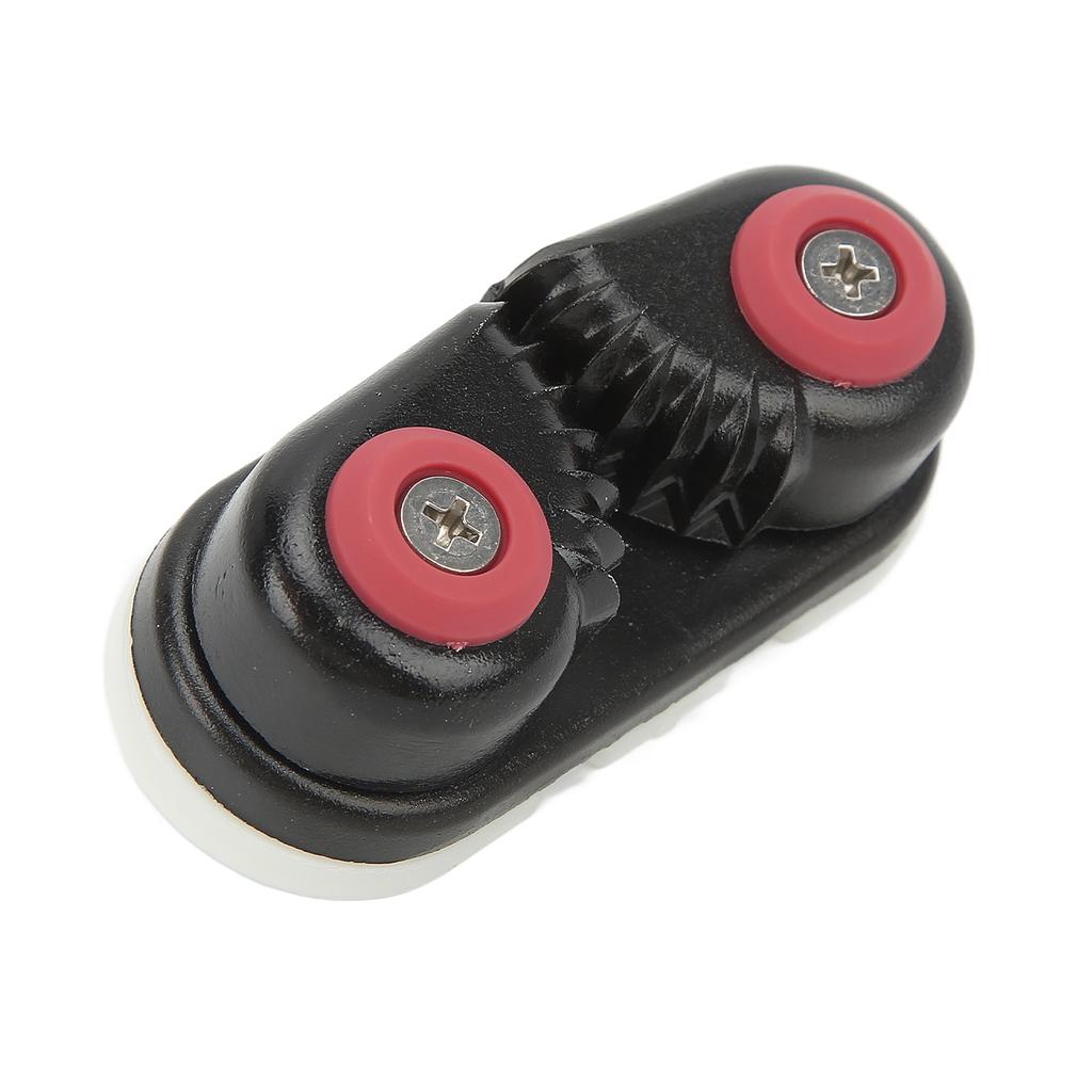 Aluminum Alloy Boat Clam Cleat Flared Cable Fast Entry Cam Cleat Black Marine Rope Clamp for Sailng