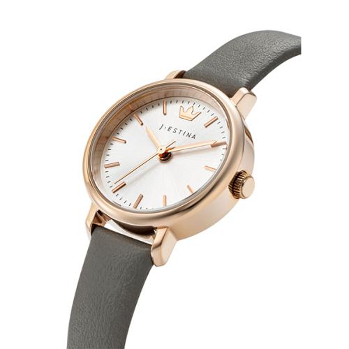 [J.ESTINA] J.ESTINA AMICO Leather Watch JWM1LE3BF307RGGR0