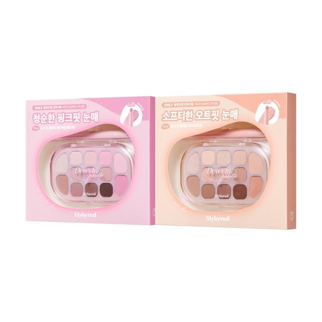 lilybyred - Dewy Fit Palette Gift Set - 2 Types #03 Oatmeal