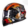 Full Face Motorcycle Helmet Dual Lens Winter Safety Anti-Fog Waterproof Motocross HelmetRiding Motorbike Helmet Men Women DOT