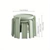 1Pc round balcony tea table coffee table ins wind living room side few outdoor tea table bedroom round table personality simple