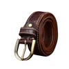 Thickened Personalized Trend Retro Rough Pattern Belt Men'S Leather Pin Buckle First Layer Cowhide Tree Pattern Jeans Belt Men'S