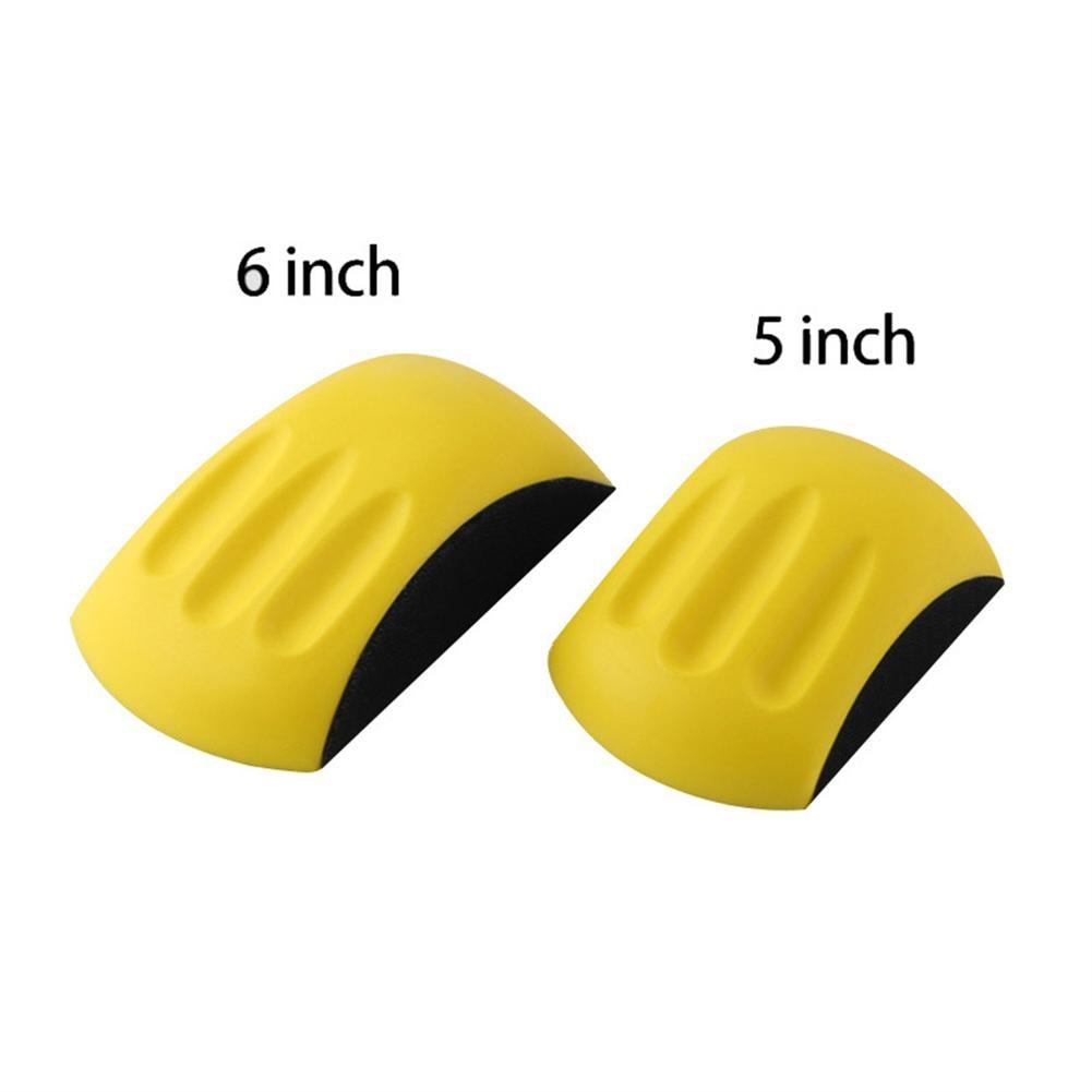 5-inch / 6-inch Hand Sanding Block Spray Paint Grinding Block Abrasive Tool Sanding Disc Polishing Pad