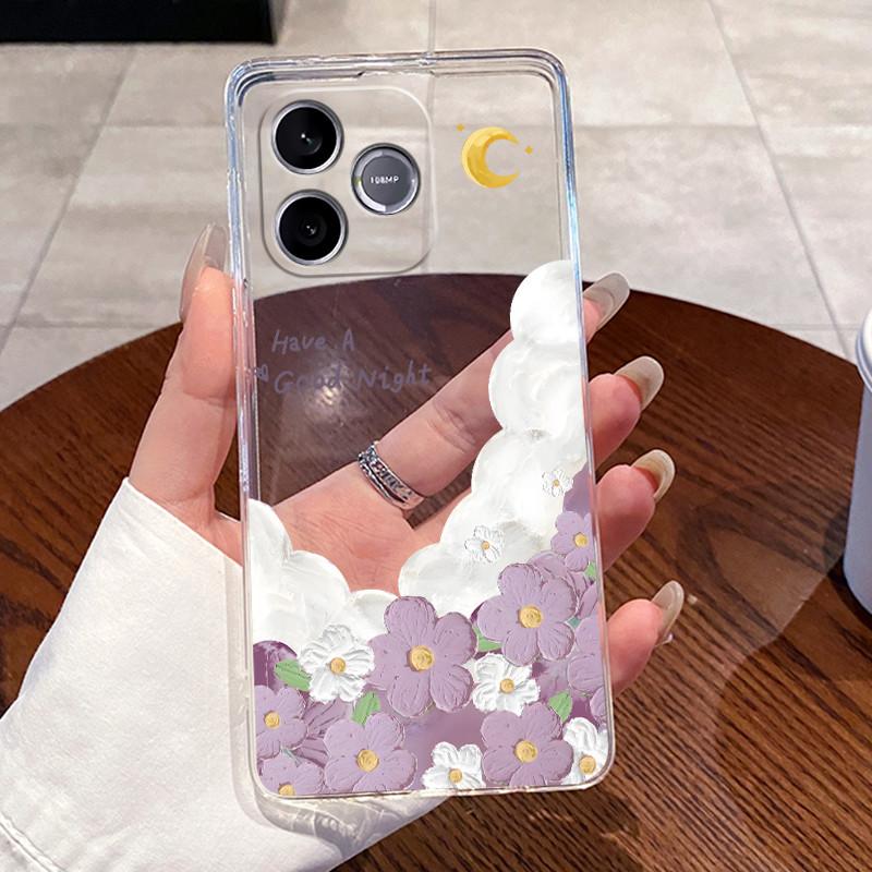 Jelly Casing For Honor 600 Lite / Honor 500 Smart 5G Clear Silicone Soft TPU Back Cover Cute Cat Rabbit Heart Protective Case