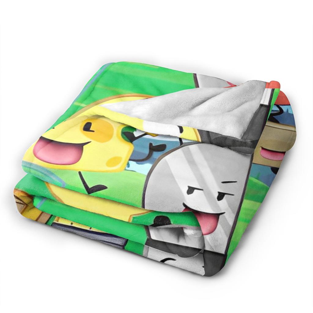 Inanimate Insanity All Characters Flannel Blanket Soft Throw Blanket for Home Decor Travel Print Bedspread Sofa Bed Cover