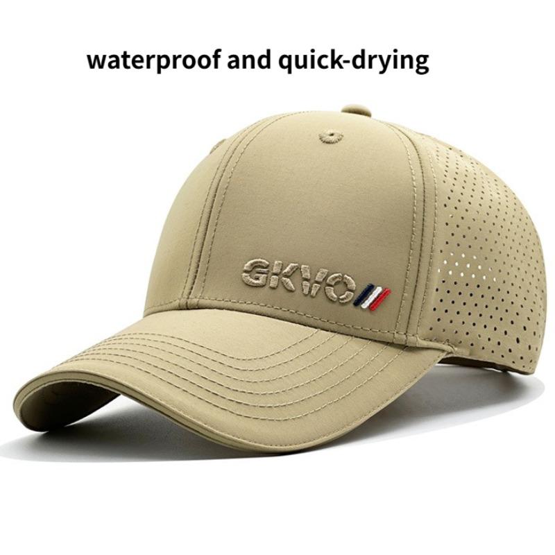 Men'S Summer Big Size Breathable Mesh Baseball Caps 65Cm Big Head Waterproof Quick-Drying Trucker Cap Fashion Wide Brim Sun Hat