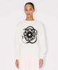 Women'S Bokeh Flower 2.0 White Classic Sweatshirt_K265Aww502Whx