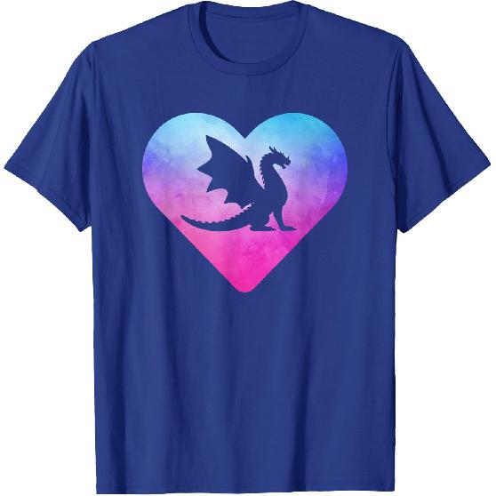 Women or Girls Cute Dragon T-Shirt