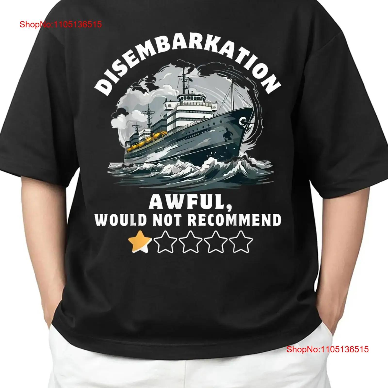 

Awful Would Not Recommend Funny Cruise Ship T Shirt Chill Everyday Style S 4XL vintage Washed Breathable Slightly Unisex 5XL різнокольоровий