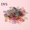 Broken Hair Fixer 50Pcs Girl Hairpins Easy to Wear Heart-Shaped Comfortable Accessory Vibrant Color Decorative Clips Clip