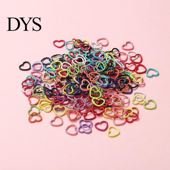 Broken Hair Fixer 50Pcs Girl Hairpins Easy to Wear Heart-Shaped Comfortable Accessory Vibrant Color Decorative Clips Clip