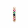 Huggie Hoop Earring Nose Ring CZ Ear Piercing Zircon Ear Stud Colorful CZ Earrings Cubic Zirconia