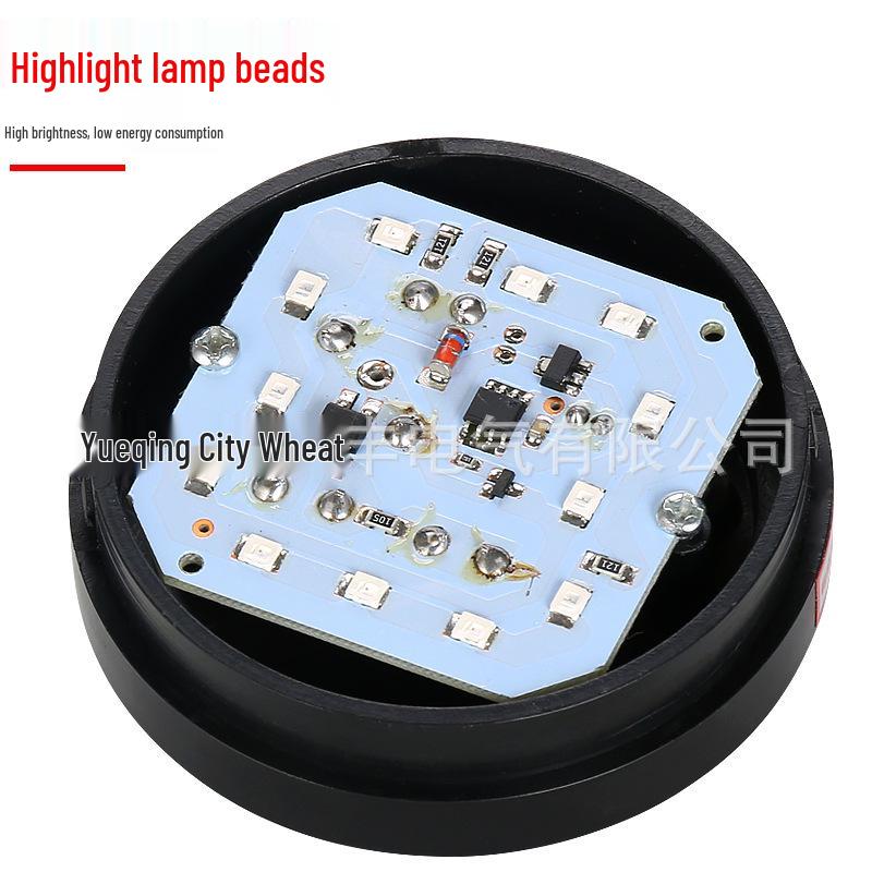 LTE-5061 Strobe LED Warning Light: Steady, Flashing, Audible & Silent, Compatible with 12V, 24V, 220V.